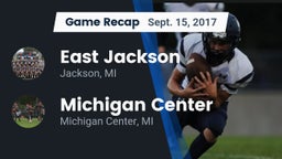 Recap: East Jackson  vs. Michigan Center  2017