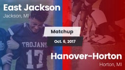 Matchup: East Jackson High vs. Hanover-Horton  2017