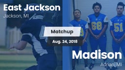 Matchup: East Jackson High vs. Madison  2018