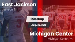 Matchup: East Jackson High vs. Michigan Center  2018