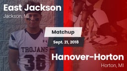 Matchup: East Jackson High vs. Hanover-Horton  2018