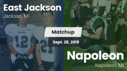 Matchup: East Jackson High vs. Napoleon  2018
