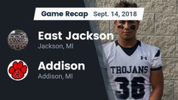 Recap: East Jackson  vs. Addison  2018