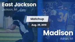 Matchup: East Jackson High vs. Madison  2019