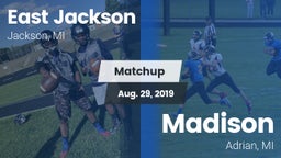 Matchup: East Jackson High vs. Madison  2019
