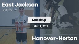 Matchup: East Jackson High vs. Hanover-Horton 2019