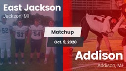 Matchup: East Jackson High vs. Addison  2020