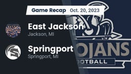 Recap: East Jackson  vs. Springport  2023