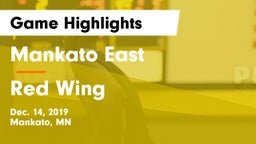 Mankato East  vs Red Wing  Game Highlights - Dec. 14, 2019