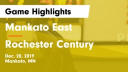 Mankato East  vs Rochester Century  Game Highlights - Dec. 20, 2019