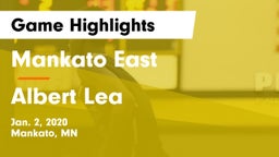 Mankato East  vs Albert Lea  Game Highlights - Jan. 2, 2020