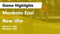 Mankato East  vs New Ulm  Game Highlights - March 4, 2020