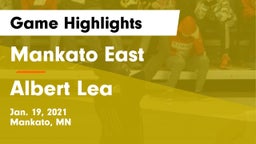 Mankato East  vs Albert Lea  Game Highlights - Jan. 19, 2021