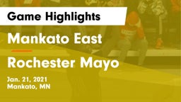 Mankato East  vs Rochester Mayo  Game Highlights - Jan. 21, 2021