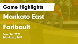 Mankato East  vs Faribault  Game Highlights - Jan. 26, 2021