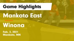 Mankato East  vs Winona  Game Highlights - Feb. 2, 2021