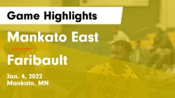 Mankato East  vs Faribault  Game Highlights - Jan. 4, 2022