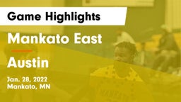 Mankato East  vs Austin  Game Highlights - Jan. 28, 2022