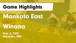 Mankato East  vs Winona  Game Highlights - Feb. 5, 2022