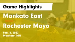 Mankato East  vs Rochester Mayo  Game Highlights - Feb. 8, 2022