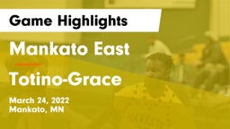 Mankato East  vs Totino-Grace  Game Highlights - March 24, 2022