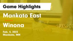 Mankato East  vs Winona  Game Highlights - Feb. 4, 2023