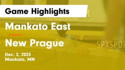 Mankato East  vs New Prague  Game Highlights - Dec. 2, 2023