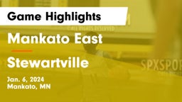 Mankato East  vs Stewartville  Game Highlights - Jan. 6, 2024
