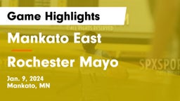 Mankato East  vs Rochester Mayo  Game Highlights - Jan. 9, 2024