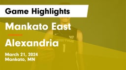 Mankato East  vs Alexandria  Game Highlights - March 21, 2024