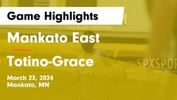 Mankato East  vs Totino-Grace  Game Highlights - March 23, 2024