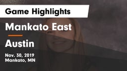 Mankato East  vs Austin  Game Highlights - Nov. 30, 2019