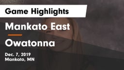 Mankato East  vs Owatonna  Game Highlights - Dec. 7, 2019