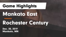 Mankato East  vs Rochester Century  Game Highlights - Dec. 20, 2019
