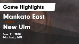 Mankato East  vs New Ulm  Game Highlights - Jan. 21, 2020
