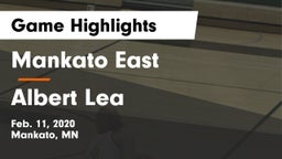 Mankato East  vs Albert Lea  Game Highlights - Feb. 11, 2020