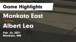Mankato East  vs Albert Lea  Game Highlights - Feb. 26, 2021