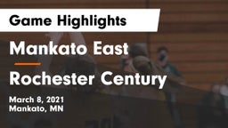 Mankato East  vs Rochester Century  Game Highlights - March 8, 2021