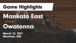 Mankato East  vs Owatonna  Game Highlights - March 13, 2021