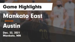 Mankato East  vs Austin  Game Highlights - Dec. 22, 2021