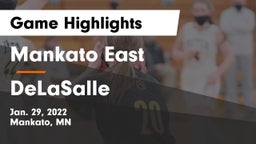Mankato East  vs DeLaSalle  Game Highlights - Jan. 29, 2022