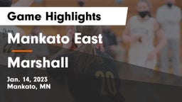 Mankato East  vs Marshall  Game Highlights - Jan. 14, 2023