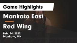 Mankato East  vs Red Wing  Game Highlights - Feb. 24, 2023