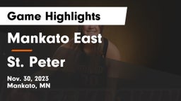 Mankato East  vs St. Peter  Game Highlights - Nov. 30, 2023