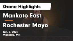 Mankato East  vs Rochester Mayo  Game Highlights - Jan. 9, 2024