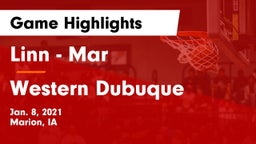Linn - Mar  vs Western Dubuque  Game Highlights - Jan. 8, 2021