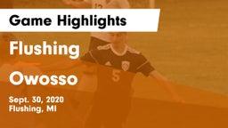 Flushing  vs Owosso  Game Highlights - Sept. 30, 2020