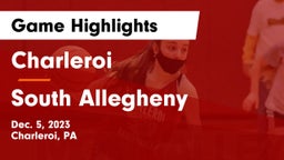 Charleroi  vs South Allegheny  Game Highlights - Dec. 5, 2023