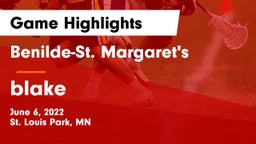Benilde-St. Margaret's  vs blake Game Highlights - June 6, 2022