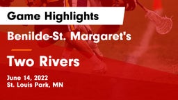 Benilde-St. Margaret's  vs Two Rivers  Game Highlights - June 14, 2022